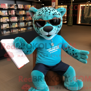 Turkis Jaguar maskot...
