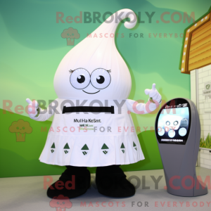 White Onion mascot costume...