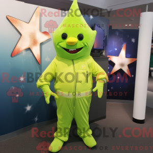 Lime Green Starfish...