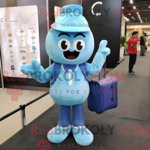 Sky Blue Plum mascot...