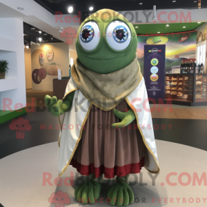 Oliven Gyro maskot kostume...