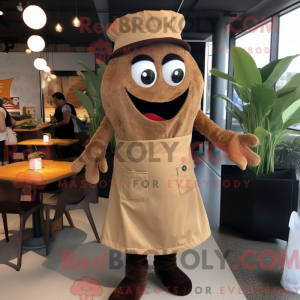 Brun Pepper maskot kostyme...