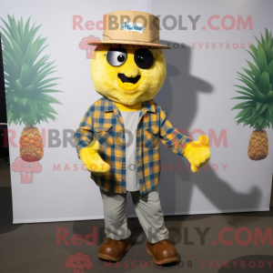 Disfraz de mascota de piña...
