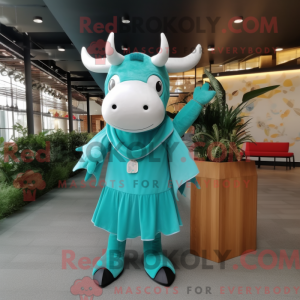 Costume de mascotte de zébu...