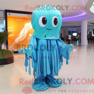 Disfraz de mascota Cyan...