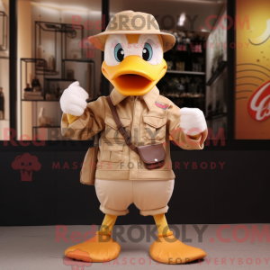 Disfraz de mascota de pato...