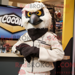 Creme Crow-maskotdraktfigur...