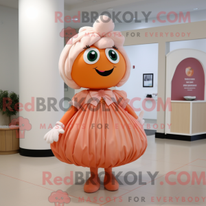 Peach Plum-maskotdraktfigur...