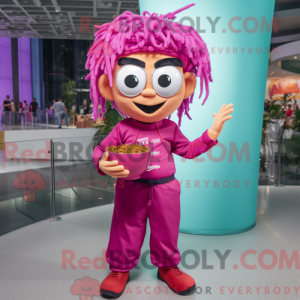 Máscara tailandesa Magenta...