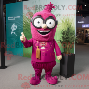 Máscara tailandesa Magenta...