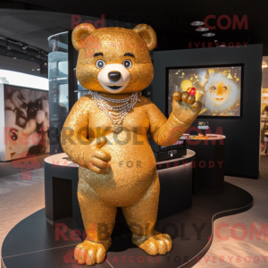 Máscara de Urso Dourado...