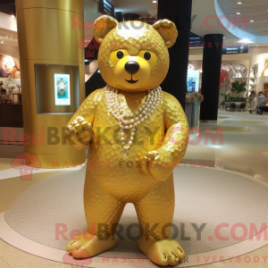 Costume mascotte d ours en...