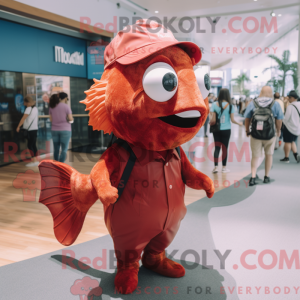 Máscara Maroon Goldfish com...
