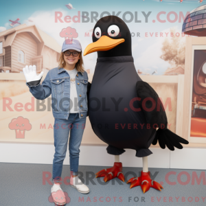 Black Gull mascottekostuum...