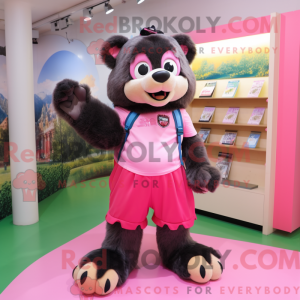 Maskottchenkostüm Pinker...