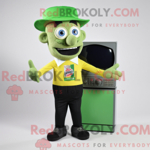 Tv-maskotkostumekarakter...