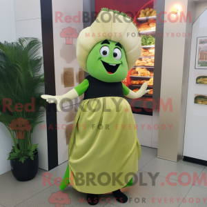 Olive Caesar Salat maskot...