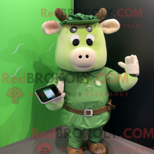 Postava maskota Green Beef...