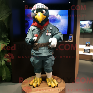 Disfraz de mascota de Navy...