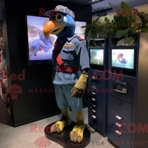 Disfraz de mascota de Navy...