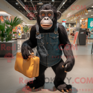 Black Chimpanzee mascot...