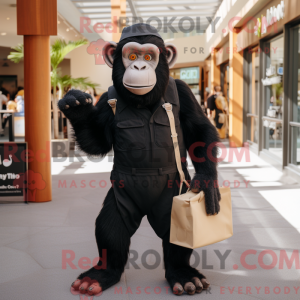Zwart chimpansee...