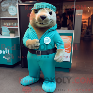 Postava maskota Teal Sea...