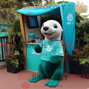 Postava maskota Teal Sea...