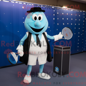Sky Blue Tennis Racket...