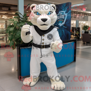 White Panther maskot...