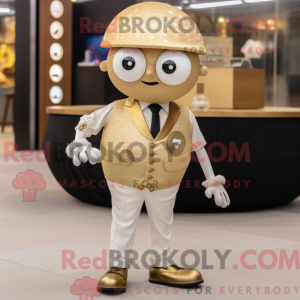 Guld Petanque Ball maskot...