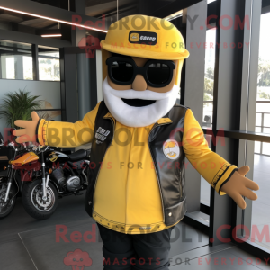 Yellow Bbq Ribs mascot...