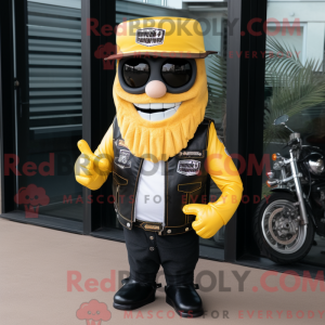 Yellow Bbq Ribs mascot...