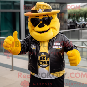 Yellow Bbq Ribs mascot...