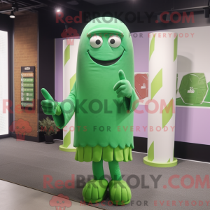 Green Candy maskot kostume...