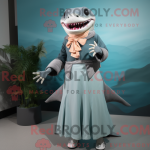 Megalodon maskot kostume...