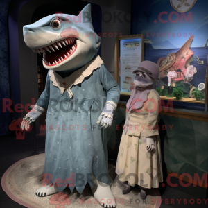 Megalodon maskot kostume...