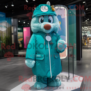 Disfraz de mascota Teal...