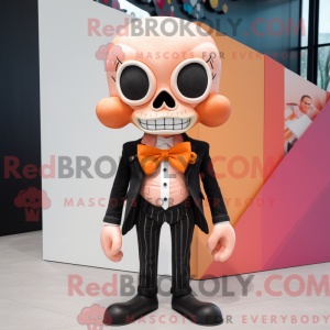 Peach Skull maskot kostume...