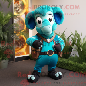 Costume mascotte de bélier...