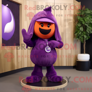 Purple Plum Maskottchen...