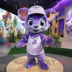 Lavendel Chupacabra maskot...