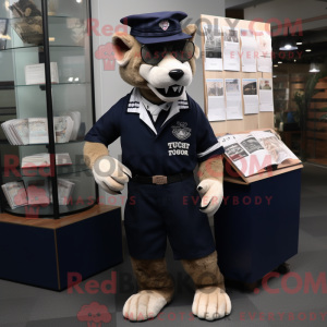 Navy Thylacosmilus mascot...
