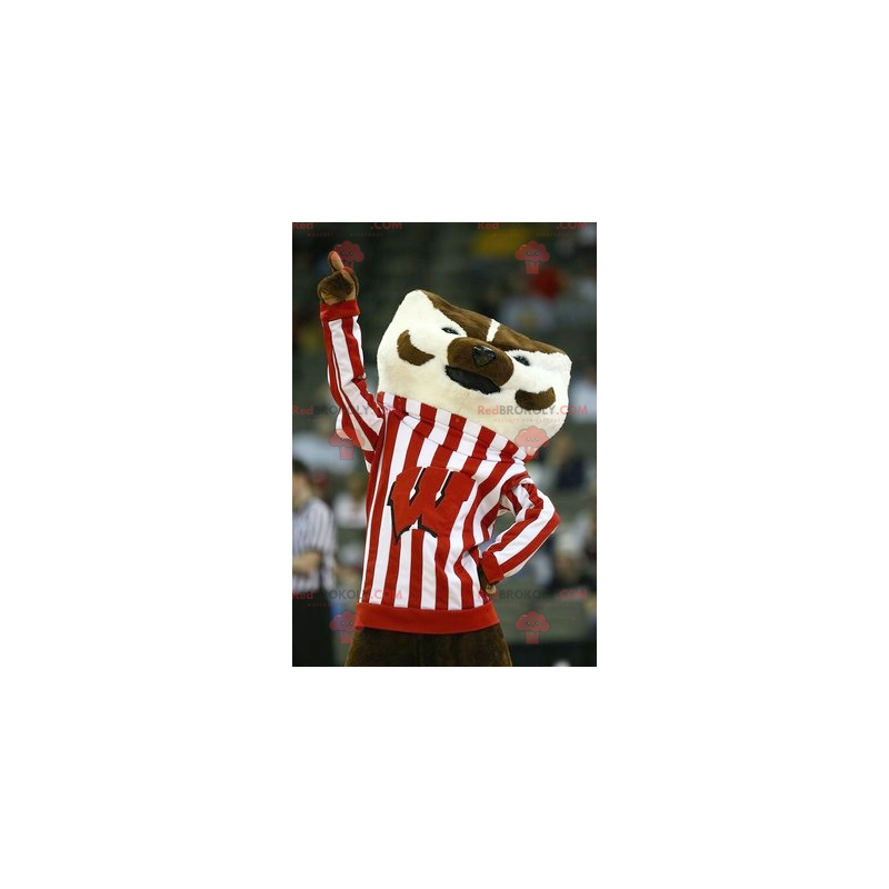White and brown bird mascot - Redbrokoly.com White and brown bird mascot - Redbrokoly.com