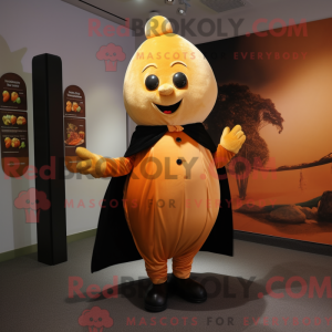 Gull aprikos maskot drakt...