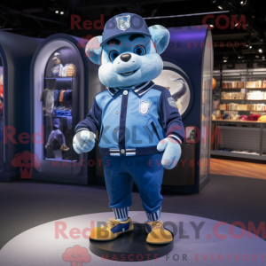 Blue Chief maskot kostume...