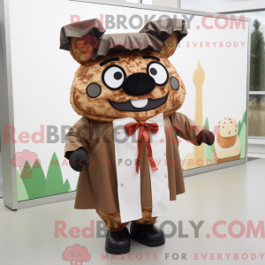 Postava maskota Brown...