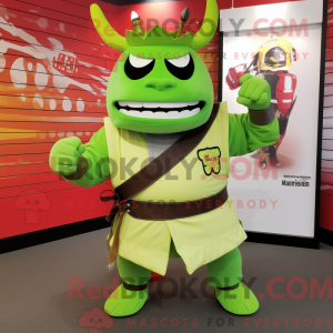 Limegrønn...