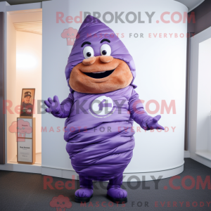 Lilla Croissant maskot...