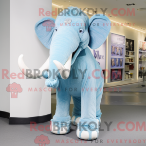 Sky Blue Mammoth mascotte...
